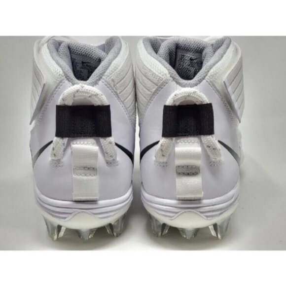 Nike Force Savage Pro 2 Mid Football Cleats White Black Men AH4000-100 NEW main image 8